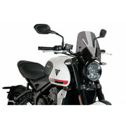 PUIG Windscreen Naked New Gen Sport Dark Smoke Tri for Powersports