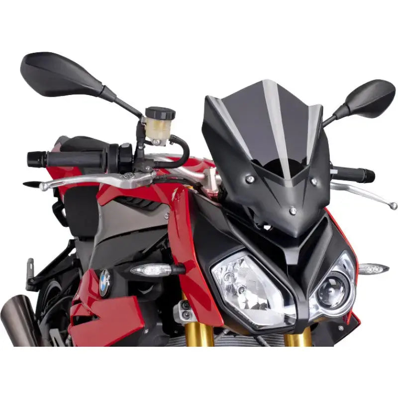 7013F PUIG Windscreen Naked New Gen Sport Dark Smoke