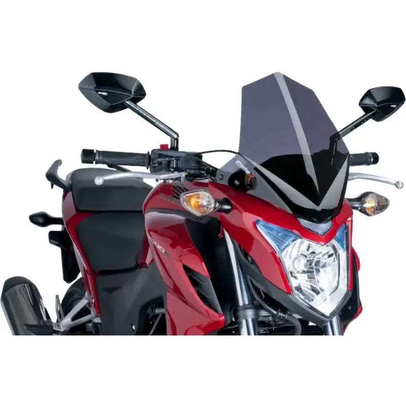 PUIG Windscreen Naked New Gen Sport Dark Smoke for Powersports