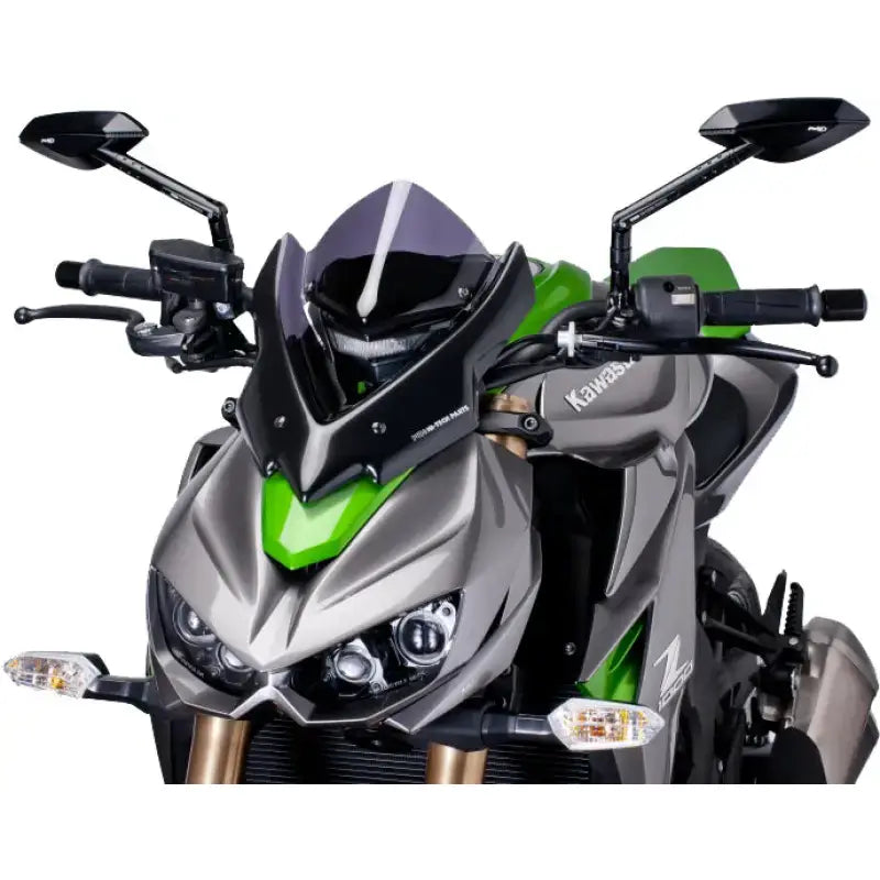 PUIG Windscreen Naked New Gen Sport Dark Smoke for Powersports