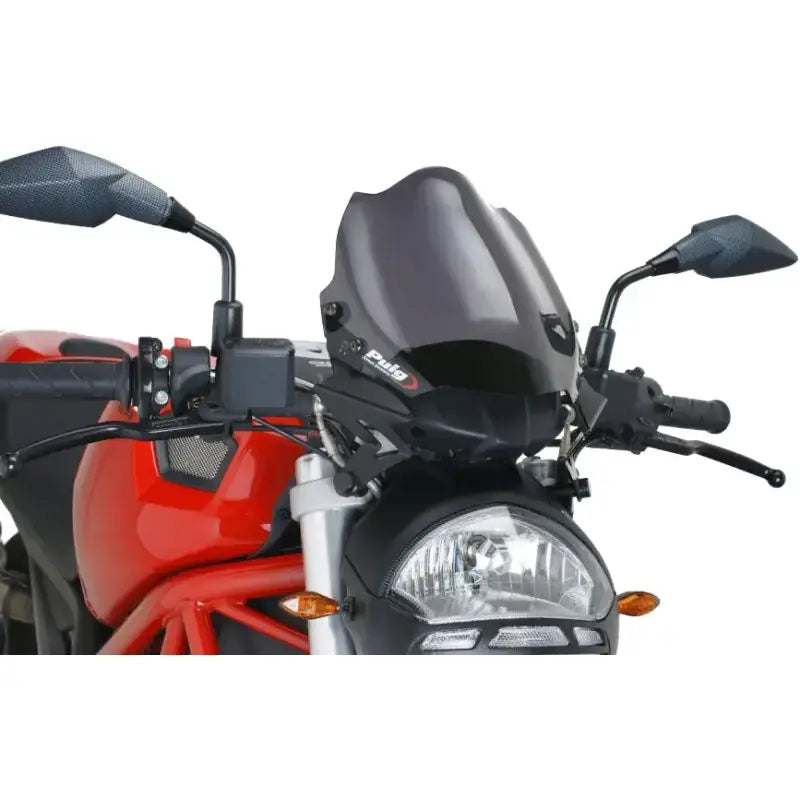 PUIG Windscreen Naked New Gen Sport Dark Smoke for Powersports
