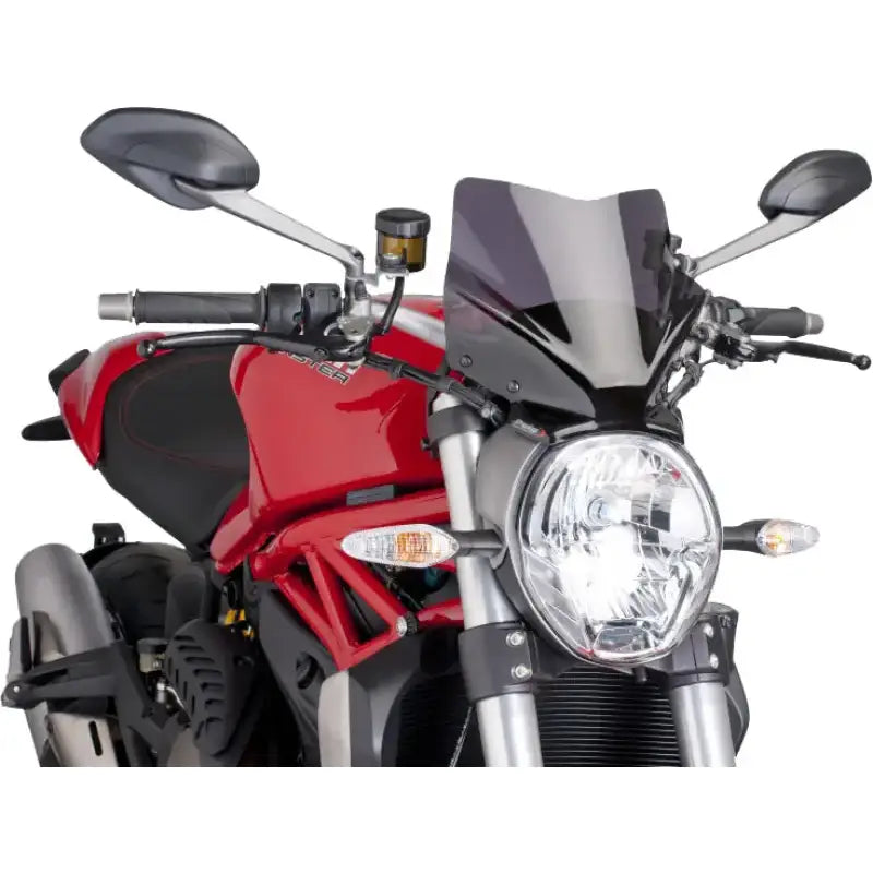PUIG Windscreen Naked New Gen Sport Dark Smoke for Powersports