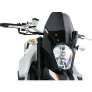PUIG Windscreen Naked New Gen Sport Dark Smoke for Powersports