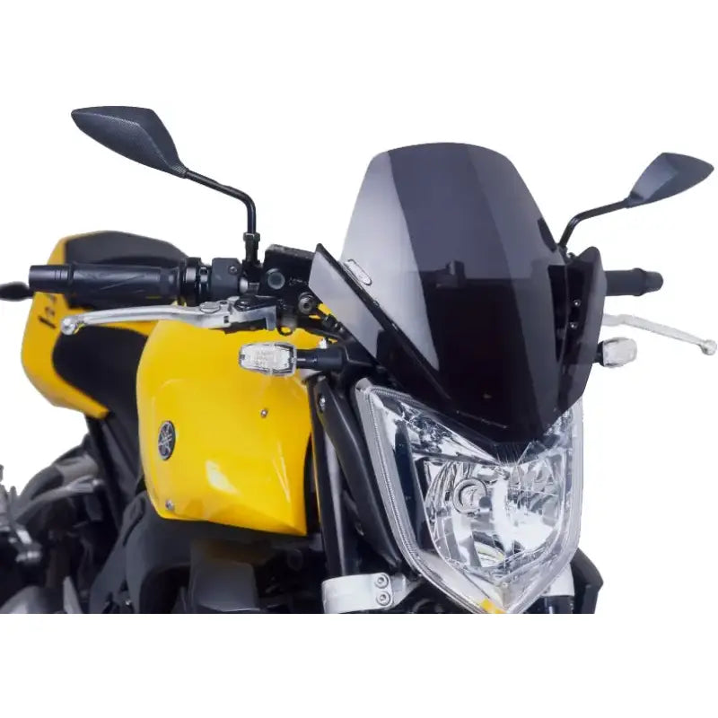 PUIG Windscreen Naked New Gen Sport Dark Smoke for Powersports