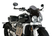 PUIG Windscreen Naked New Gen Touring Clear Tri for Powersports