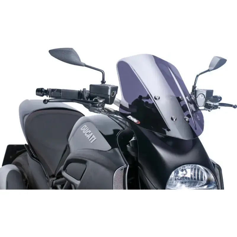 PUIG Windscreen Naked New Gen Touring Dark Smoke for Powersports