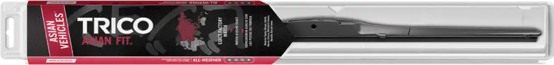 Windshield wiper blade in packaging for all weather, 18 inch OE replacement wiper blade