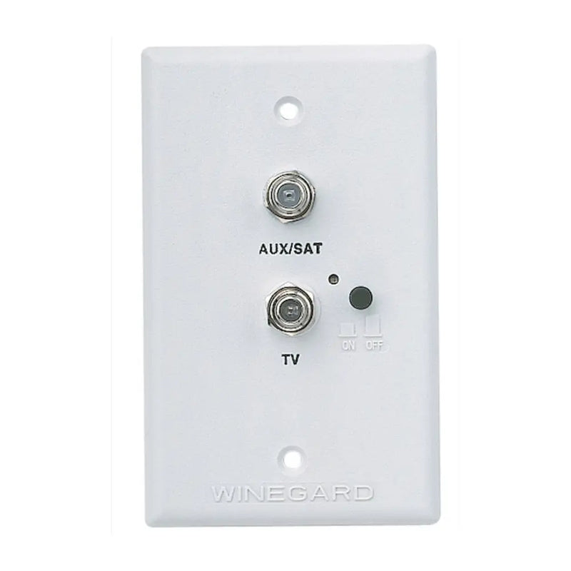 Winegard Easy To Install Wall Plate Power Supply RV-7542 - Pwrsup 75 OHM SET CBL