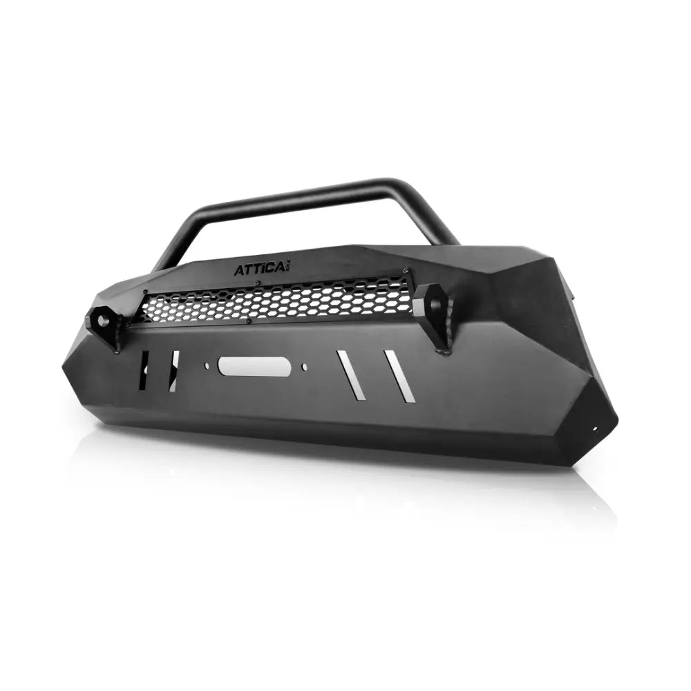 Winjet Designed With Light Bar Capabilities Bumper Attta01A101-BX - Black Winch