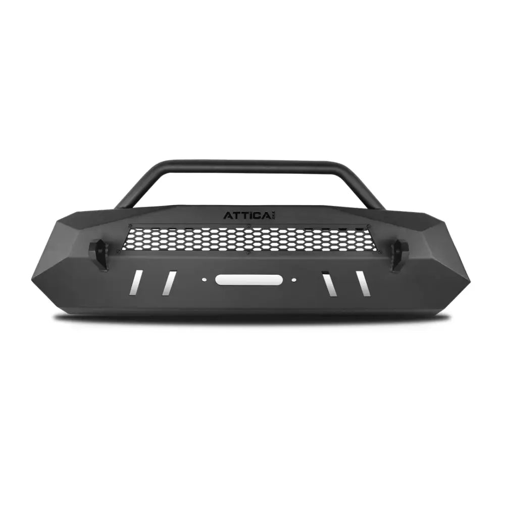 Winjet Designed With Light Bar Capabilities Bumper Attta01A101-BX - Black Winch