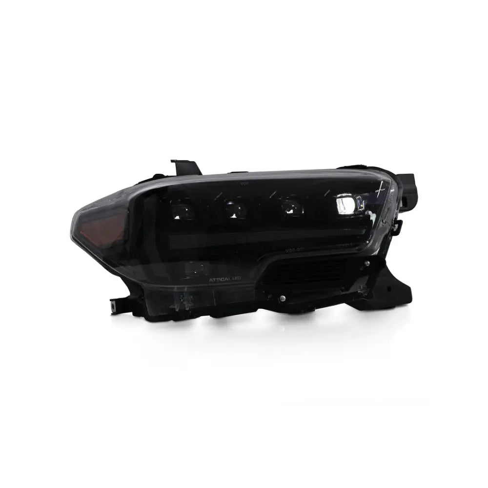 Winjet Thick And Transparent Glow Bar Headlight Assembly Chatt0769-H6-GBC-SQ - Apex Series Headlights