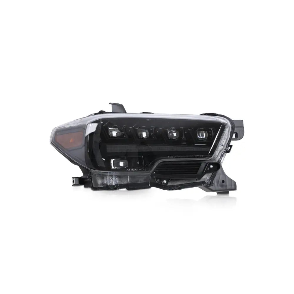 Winjet Thick And Transparent Glow Bar Headlight Assembly Chatt0769-H6-GBC-SQ - Apex Series Headlights