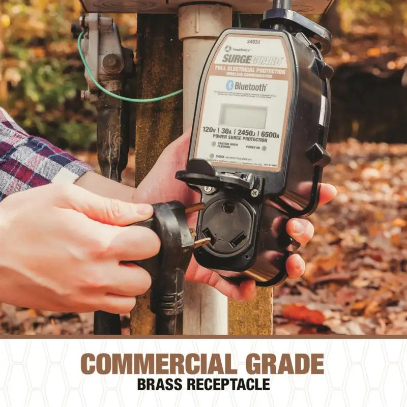 34931 Wireless LCD Display Surge Protector with 30A Full Protection | Open Box - Southwire