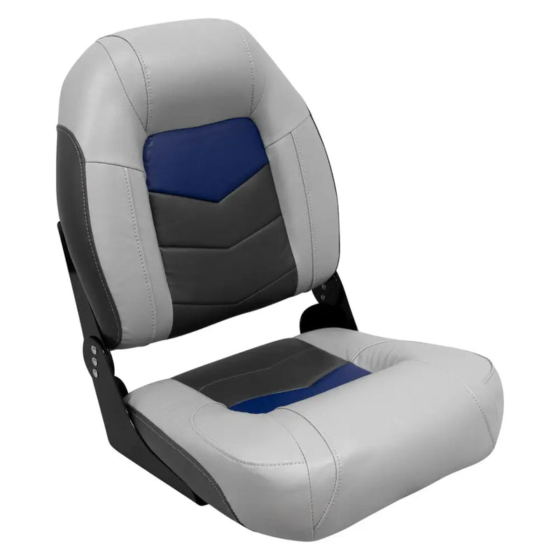 Wise Seating Double Top Stitching Boat Seat 3304-1880 - PRO-Angler Folding