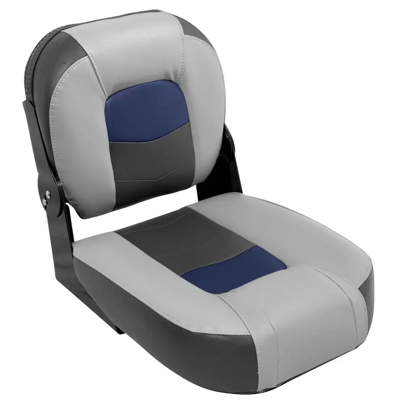 Wise Seating OEM Grade No Pinch Hinges Boat Seat 3305-1880 - PRO-Angler Bass Series 14 Center