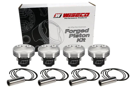 Wiseco Honda 4v DOME +6.5cc STRUTTED 87MM Piston Shelf Stock Kit - K572M87