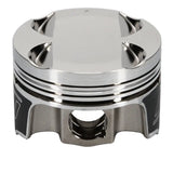 Shiny metal piston from Wiseco Mitsu 4G64 with 4G63 heads E85 kit