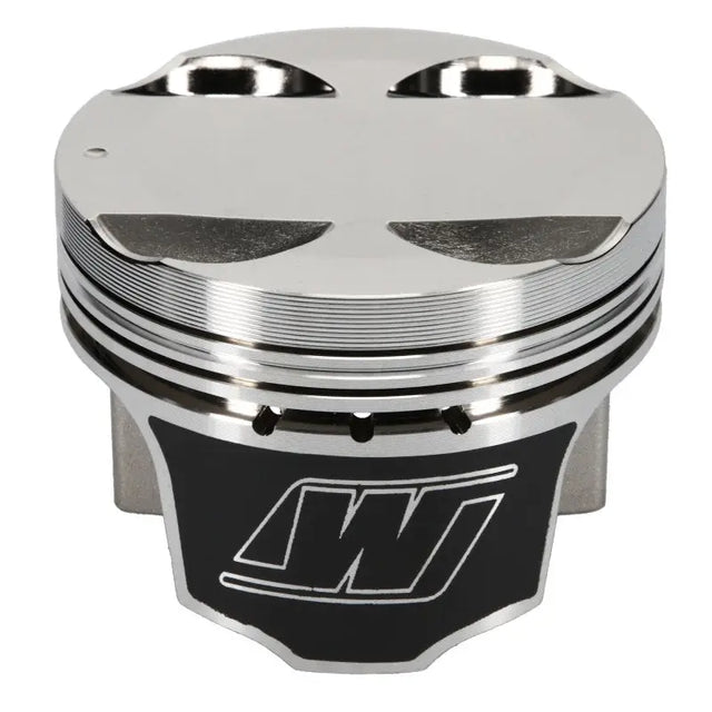 Shiny silver piston from Wiseco Mitsu 4G64 and 4G64 W 4G63 combo kit