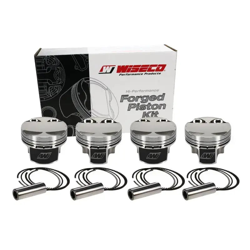 Wiseco Mitsu Evo 4-9 4G63 Asymmetric Skirt Bore 85.50mm - Size +.020  - CR 9.5 Piston Set - K666M855AP