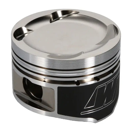 Shiny metal Wiseco Toyota Turbo piston from shelf stock kit for performance builds