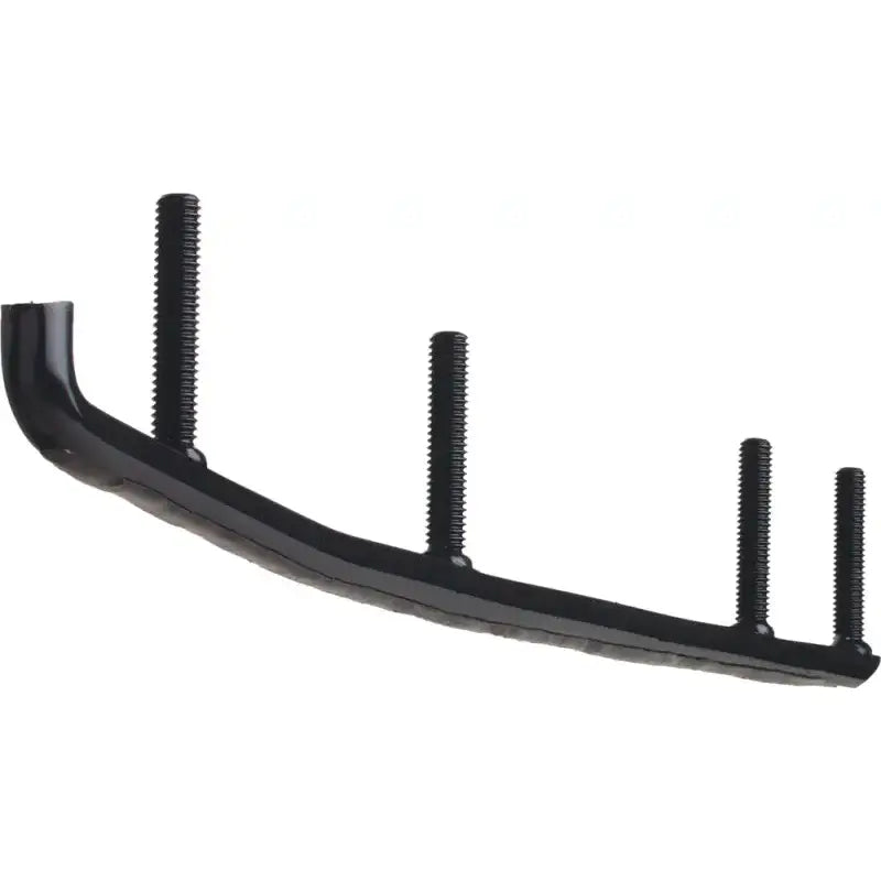 Black plastic snowmobile ski runner with four studs for WLX-8350 8’’ Carbide Runners