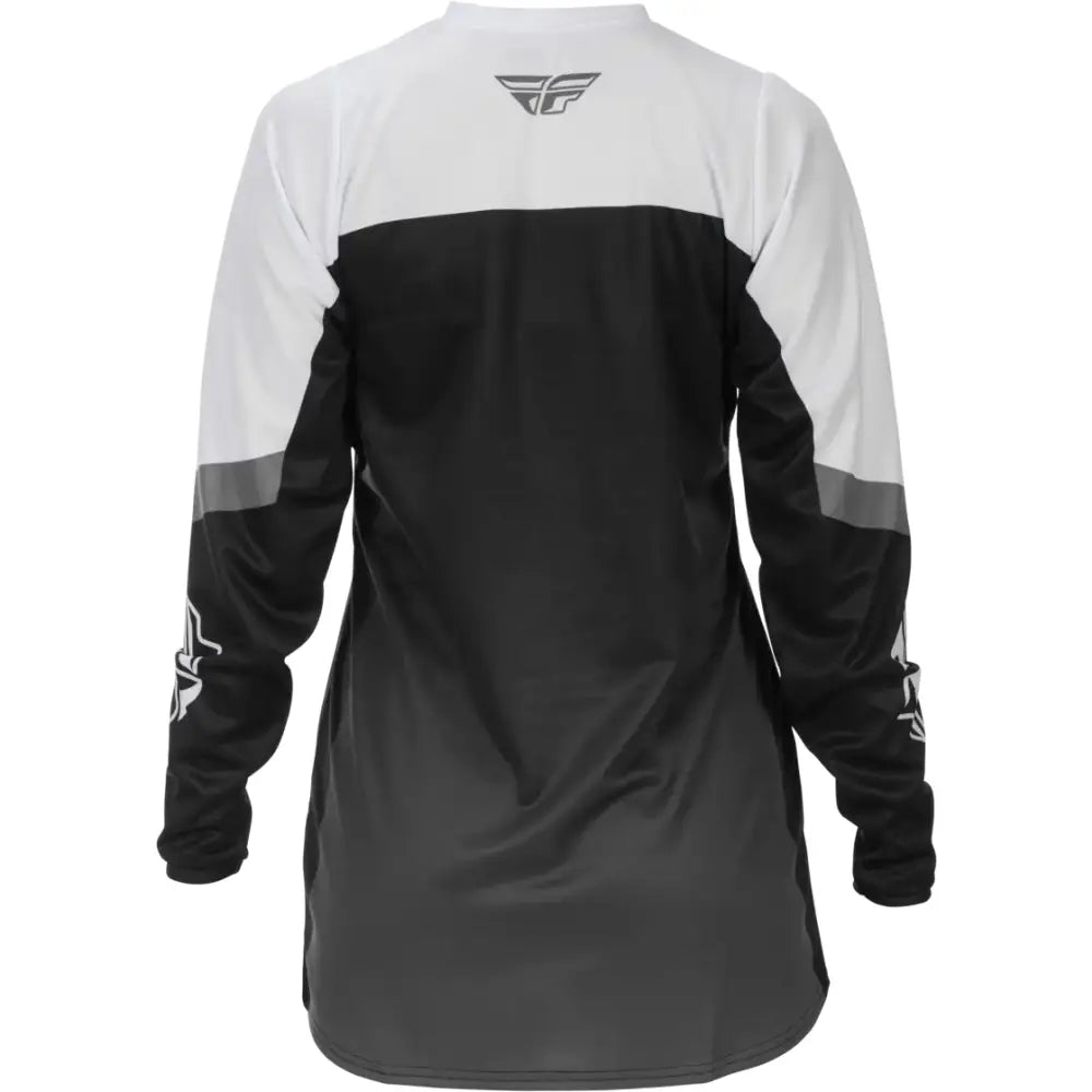 Women's F 16 Jersey Grey/Black/White Xl - FLY RACING