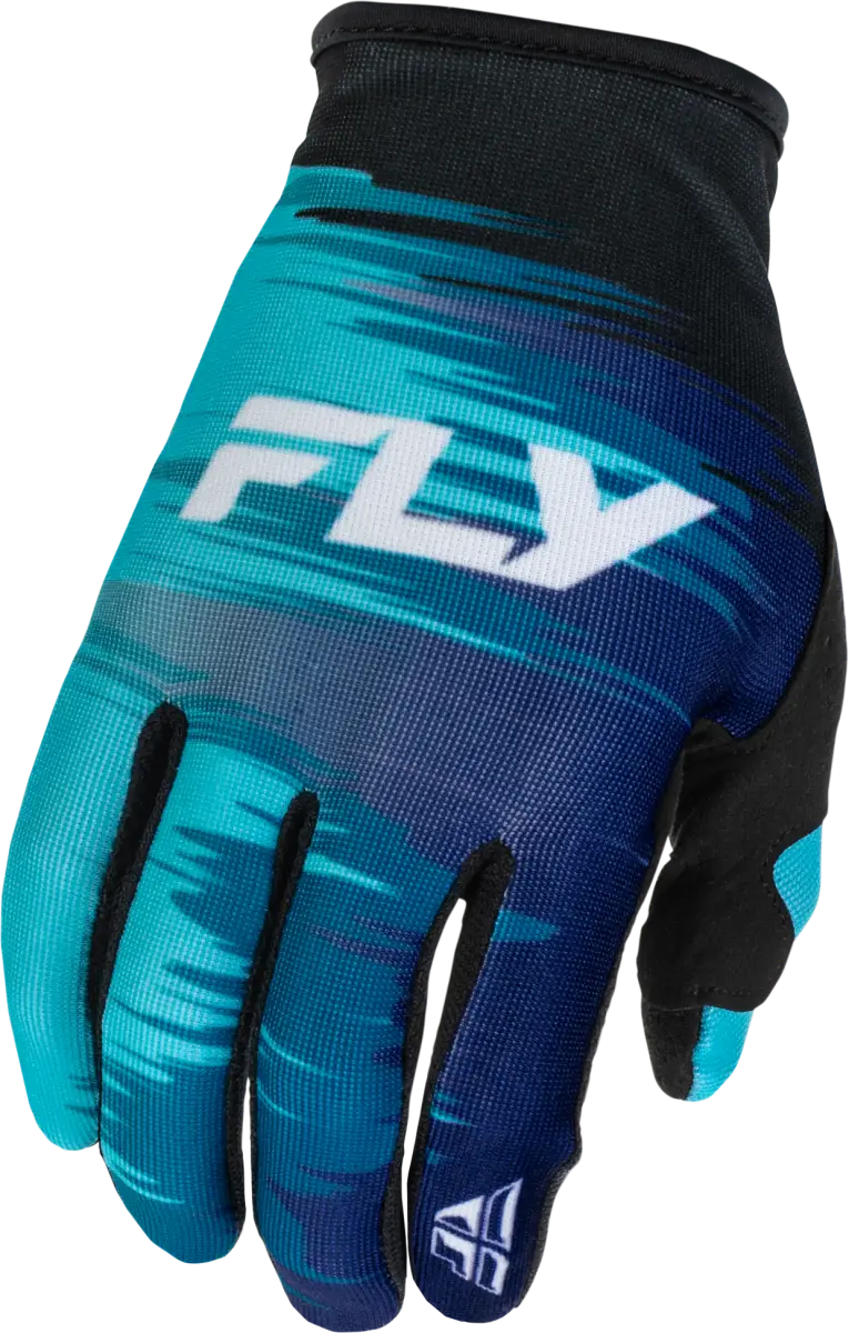 Women's Lite Gloves Aqua/Navy/White 2x - FLY RACING