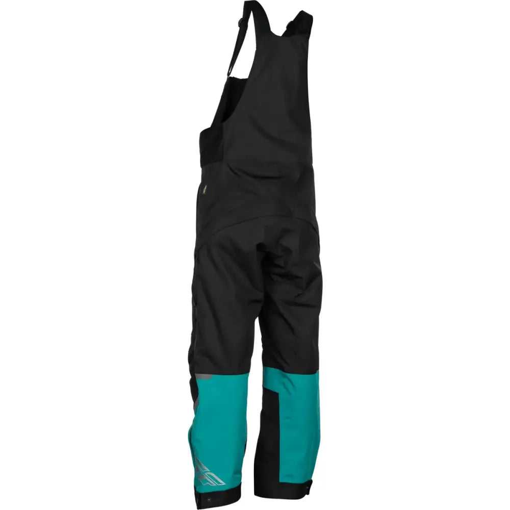 Women's Carbon Bibs Deep Lake/Black Lg - FLY RACING