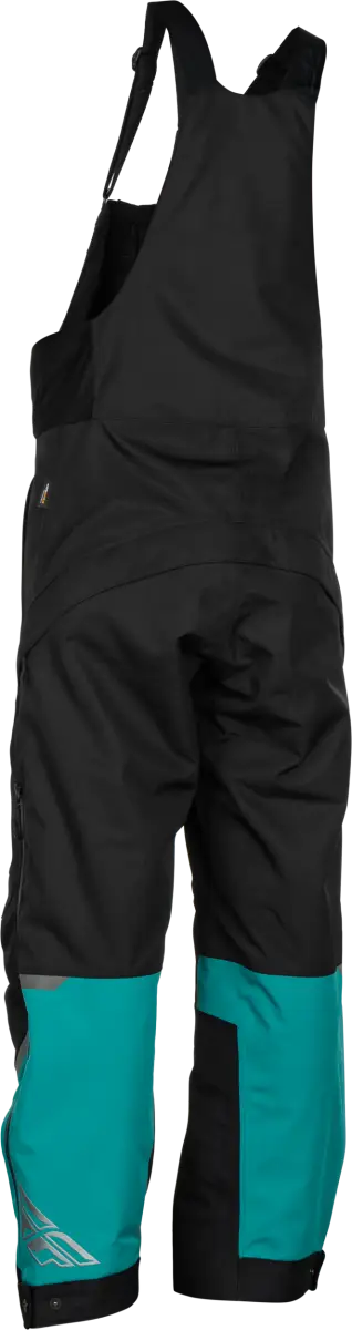 Women's Carbon Bibs Deep Lake/Black Lg - FLY RACING