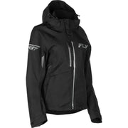 Women's Carbon Jacket Black/Grey Md - FLY RACING