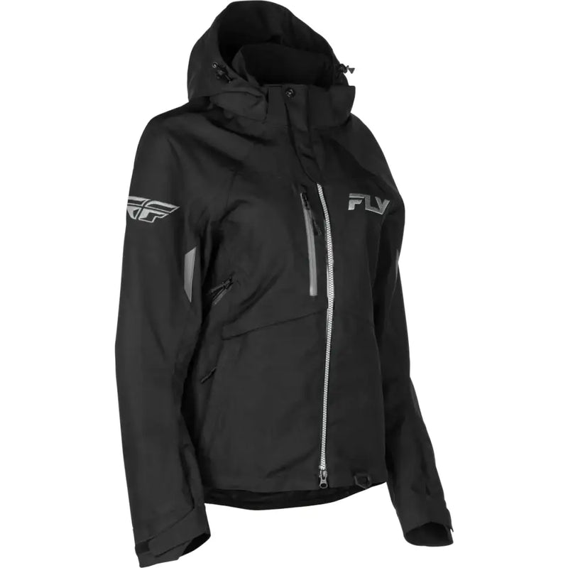 Women's Carbon Jacket Black/Grey Md - FLY RACING