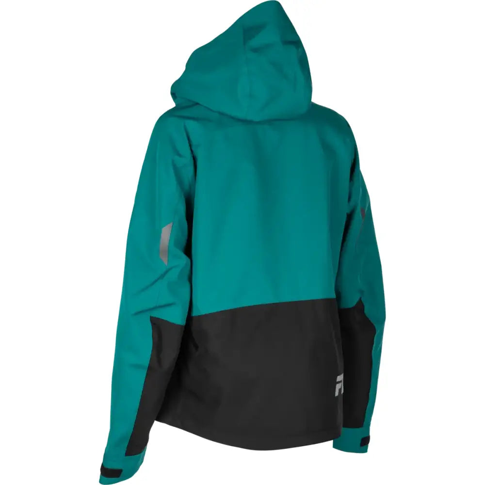 Women's Carbon Jacket Deep Lake/Black Sm - FLY RACING