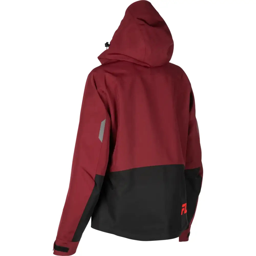 Women's Carbon Jacket Merlot/Red 2x - FLY RACING