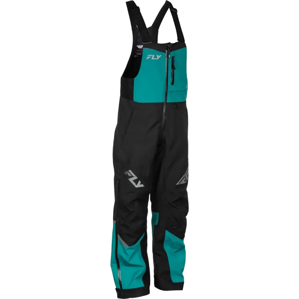 Women's Carbon Bibs Deep Lake/Black 3x - FLY RACING