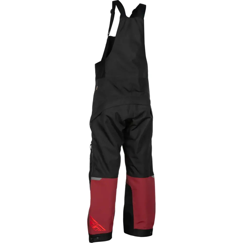 Women's Carbon Bibs Merlot/Red Sm - FLY RACING