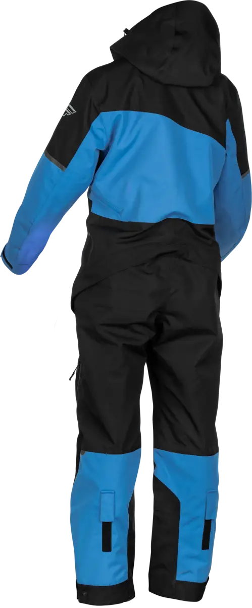 Blue and black hooded jumpsuit perfect for powersports and RV parts & accessories