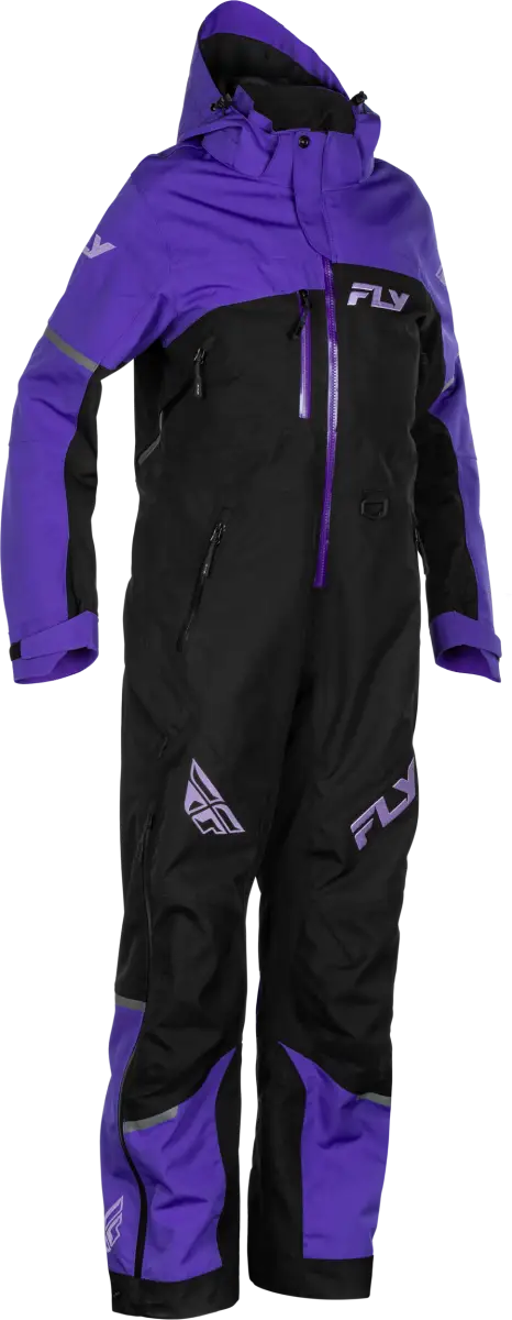 Purple and black Women’s Cobalt Shell Monosuit, perfect for powersports outdoor fun