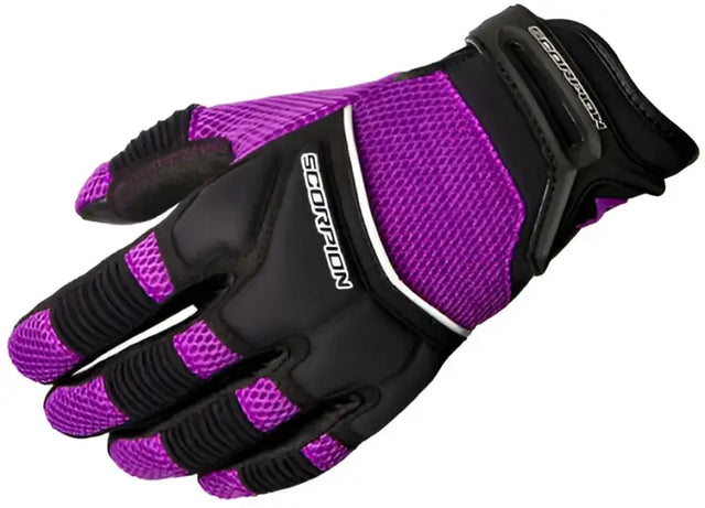 Women's Cool Hand Ii Gloves Purple Md - SCORPION EXO