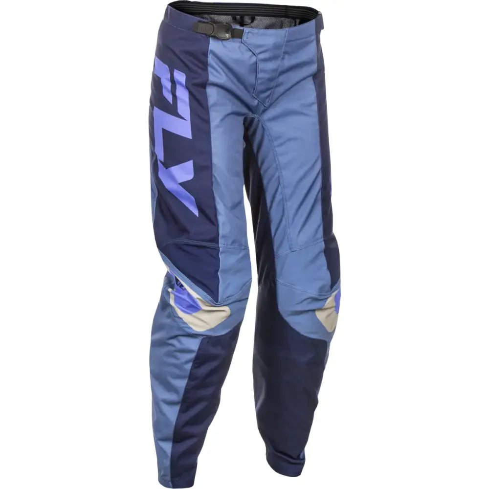 Women's F 16 Pants Ca/Ny Stone/Lavender Sz 11/12 - FLY RACING