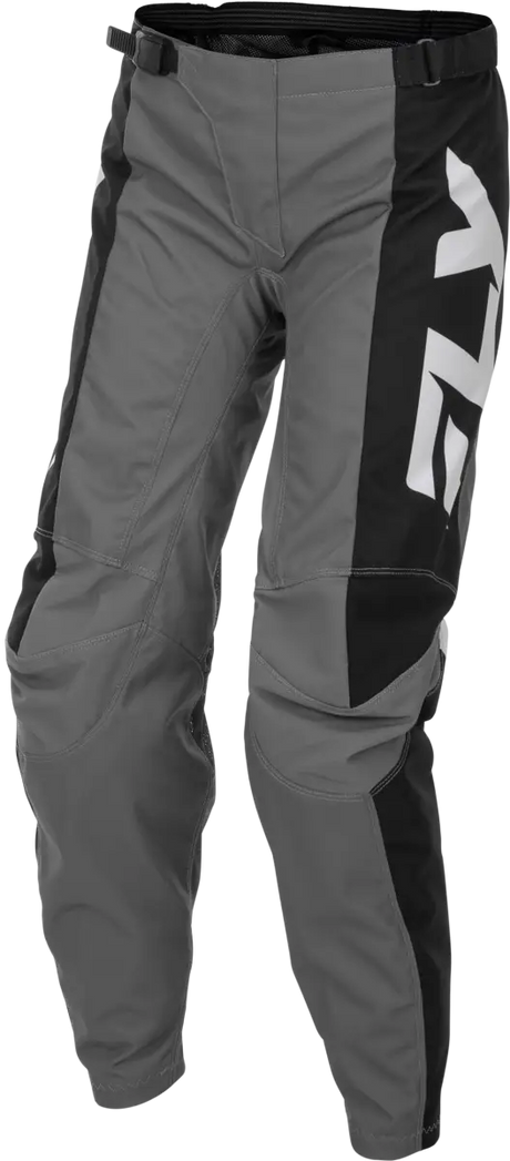 Women's F 16 Pants Grey/Black/White Sz 11/12 - FLY RACING