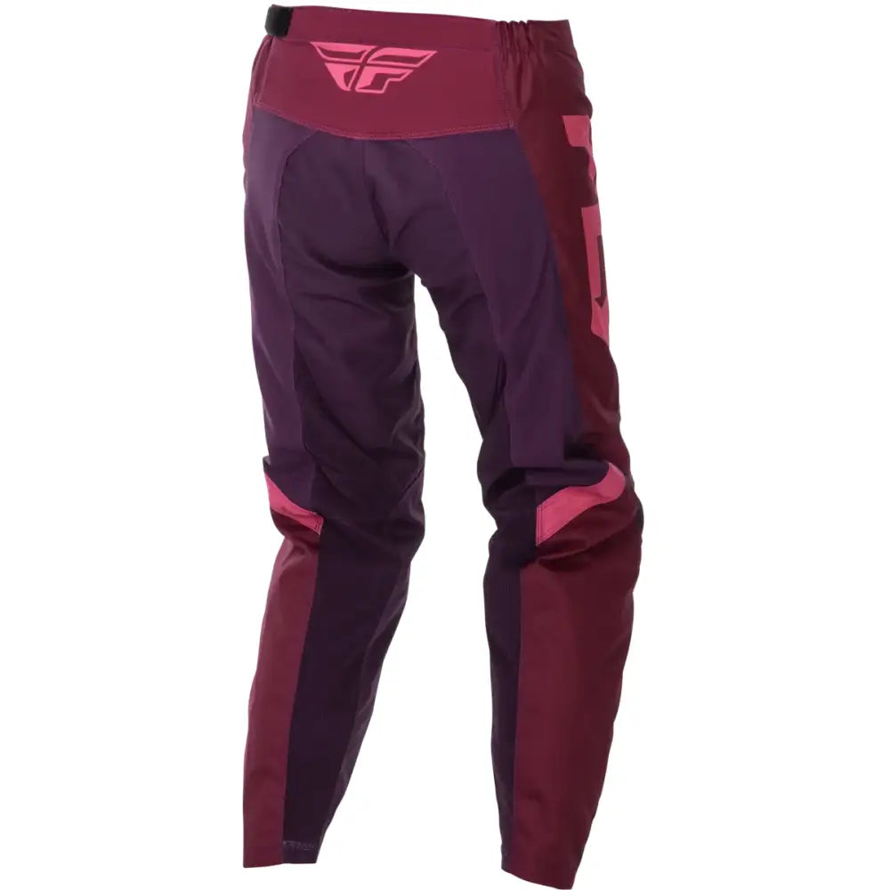 Women's F 16 Pants Pink/Mauve Sz 15/16 - FLY RACING