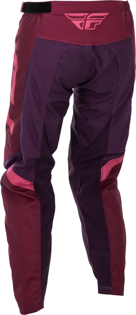 Women's F 16 Pants Pink/Mauve Sz 15/16 - FLY RACING