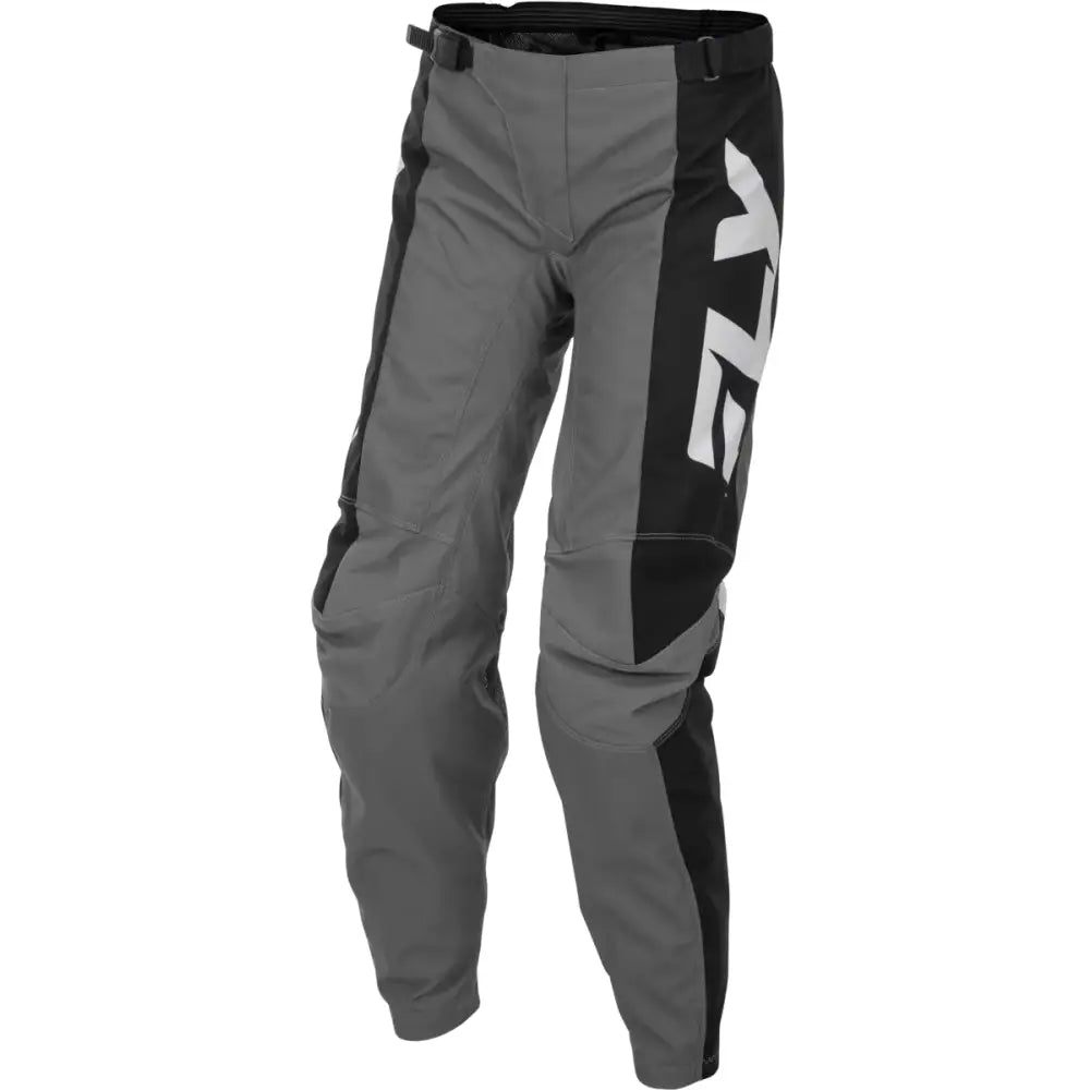 Women's F 16 Pants Grey/Black/White Sz 13/14 - FLY RACING