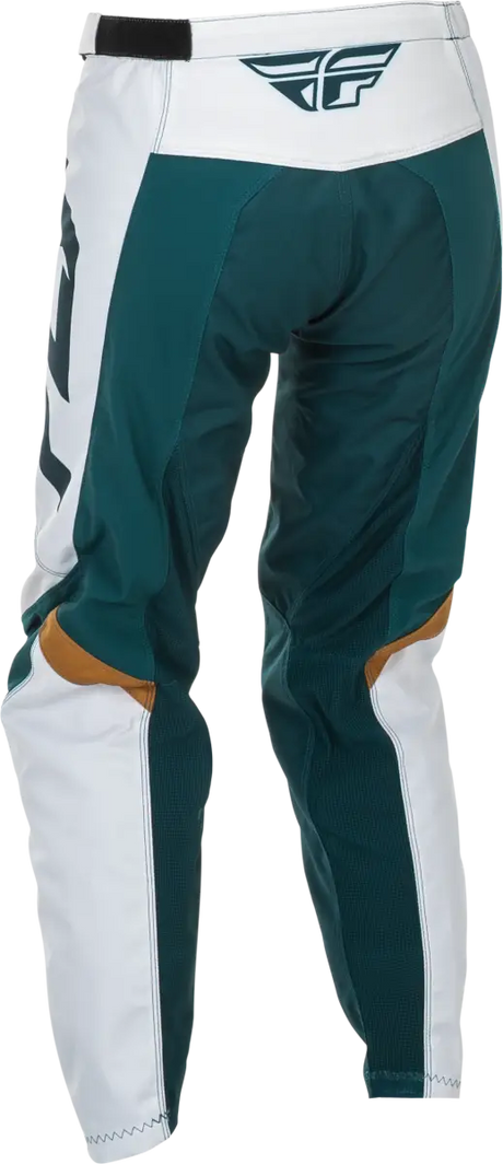Women's F 16 Pants Teal/White/Gold Sz 05/06 - FLY RACING