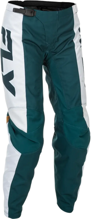 Women's F 16 Pants Teal/White/Gold Sz 13/14 - FLY RACING