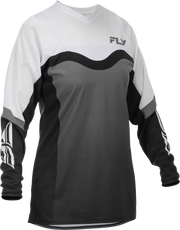 Women's F 16 Jersey Grey/Black/White Sm - FLY RACING