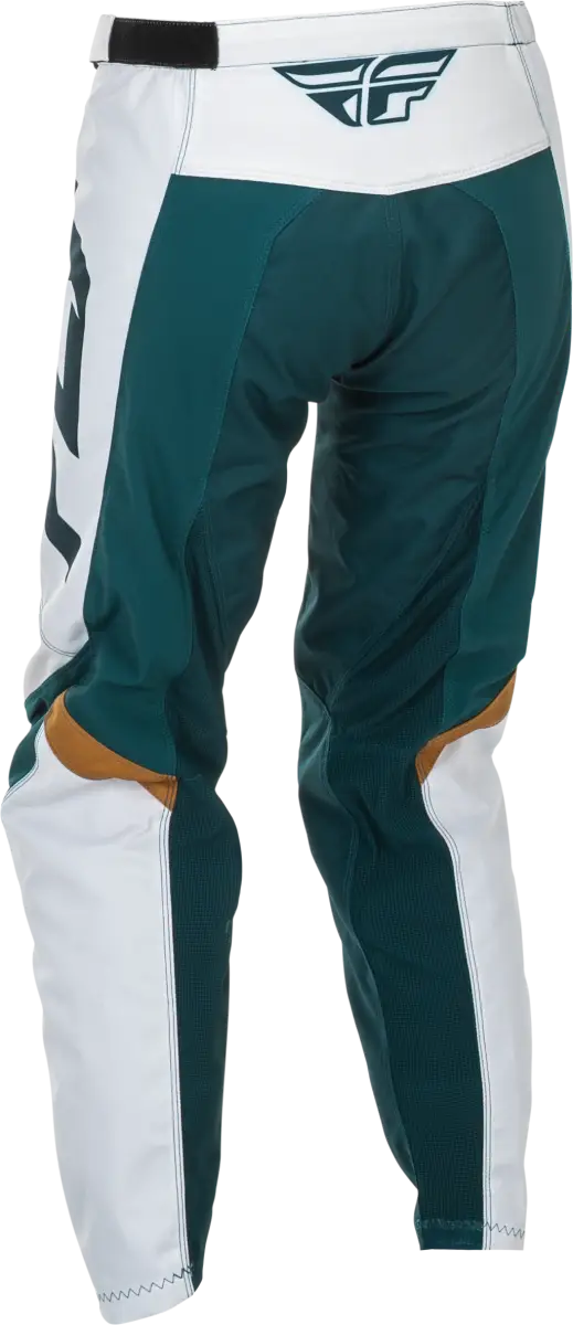 Women's F 16 Pants Teal/White/Gold Sz 11/12 - FLY RACING