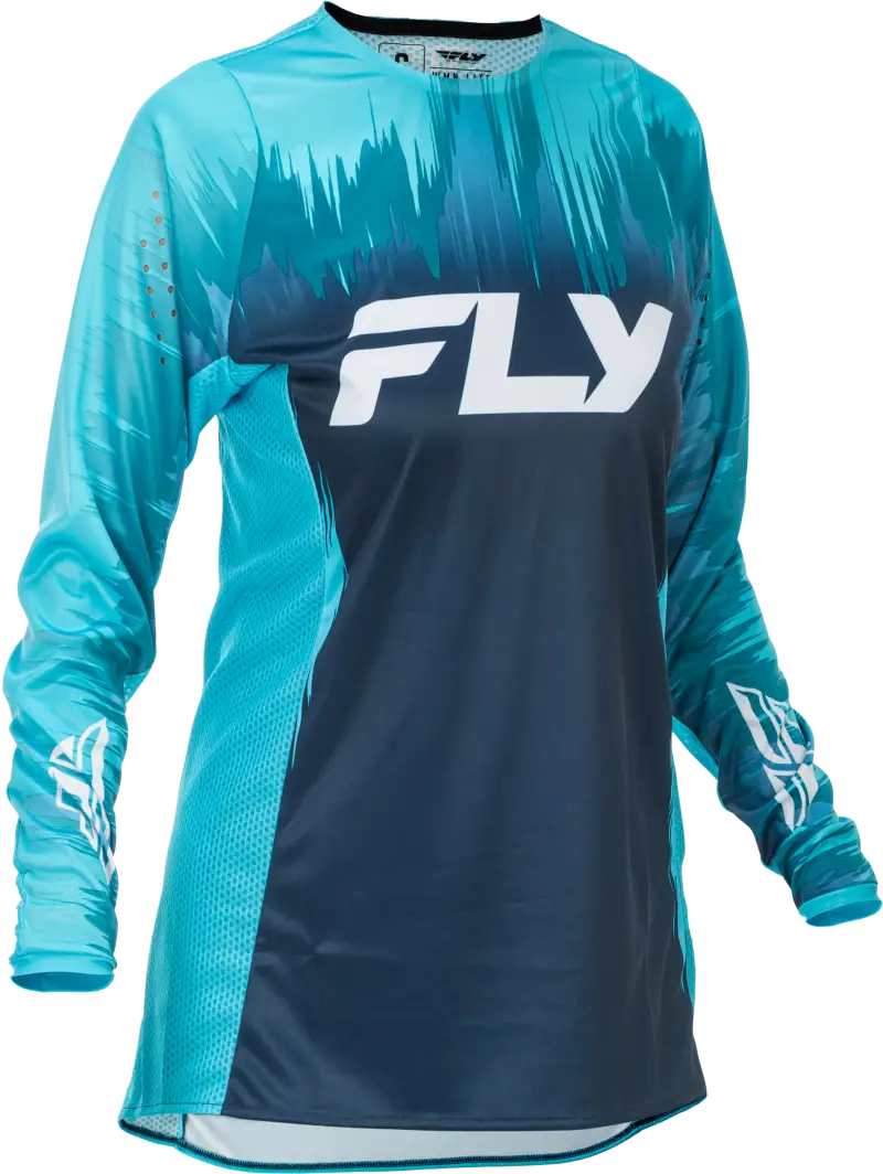 Women's Lite Jersey Aqua/Navy/White 2x - FLY RACING