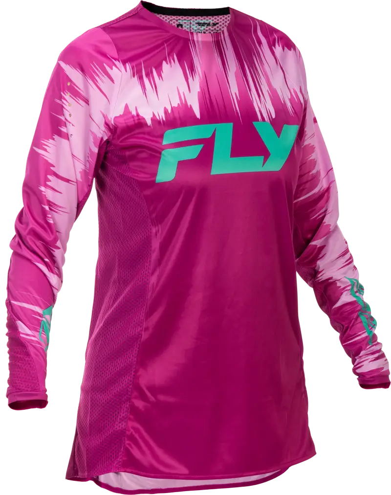 Women's Lite Jersey Pink/Turquoise Md - FLY RACING
