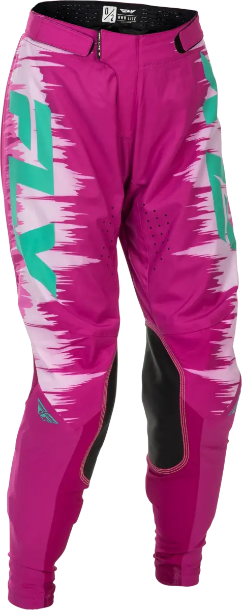 Women's Lite Pants Pink/Turquoise Sz 03/04 - FLY RACING
